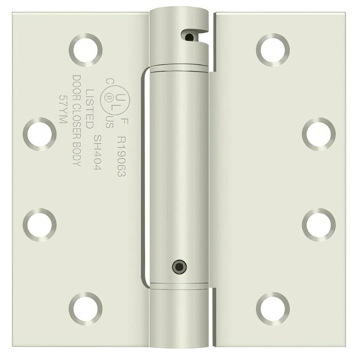 Deltana DSH45USPW prime coated white spring hinge