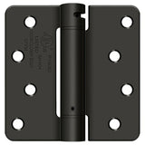 Deltana DSH4R410B oil rubbed bronze spring hinge