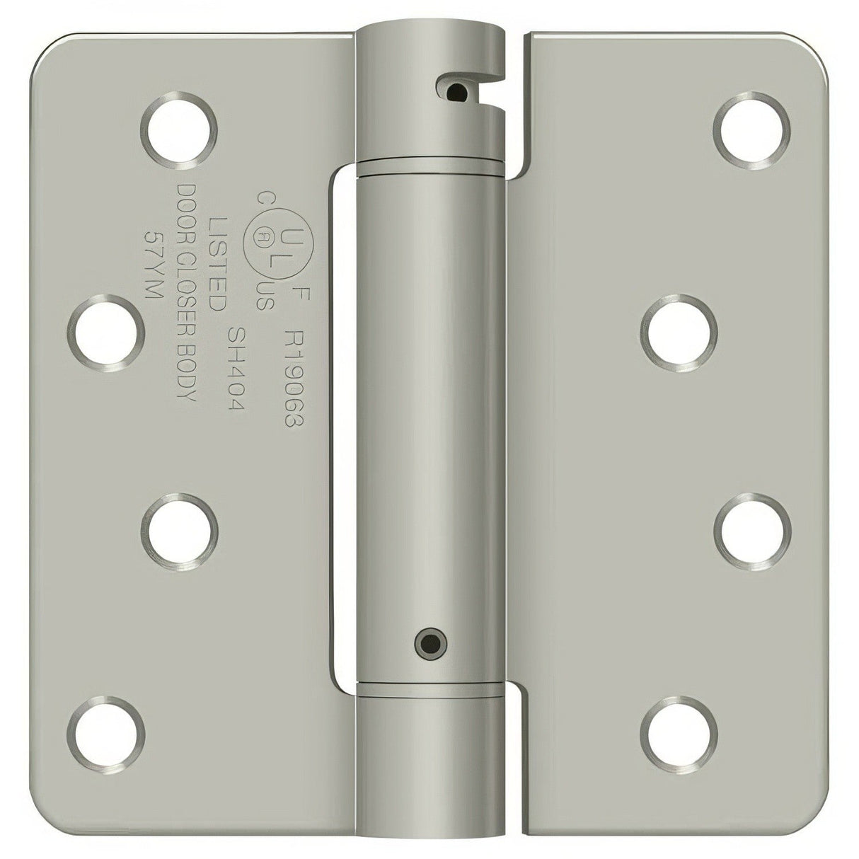 Deltana DSH4R415 satin nickel spring hinge