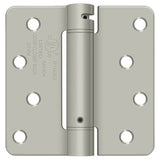Deltana DSH4R415 satin nickel spring hinge