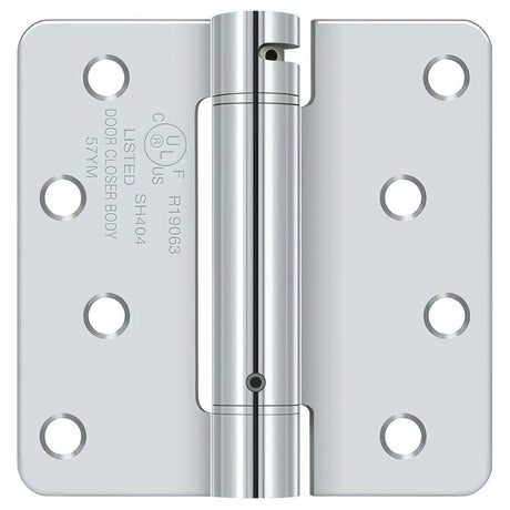Deltana DSH4R426 bright chrome spring hinge