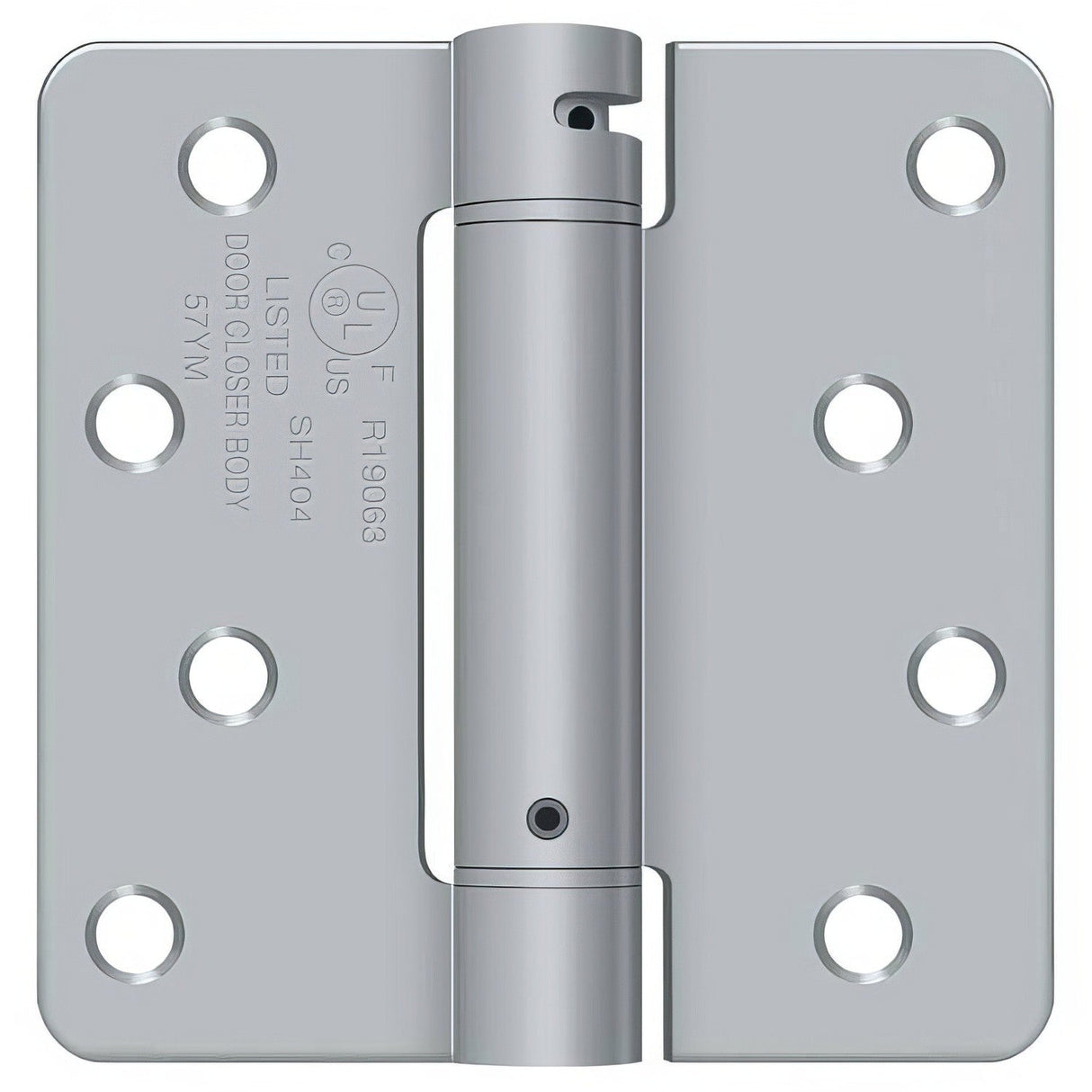 Deltana DSH4R426D satin chrome spring hinge