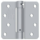 Deltana DSH4R426D satin chrome spring hinge