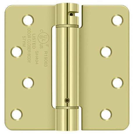 Deltana DSH4R42D zinc dichromate spring hinge