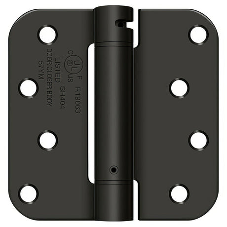 Deltana DSH4R510B oil rubbed bronze spring hinge