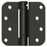 Deltana DSH4R510B oil rubbed bronze spring hinge