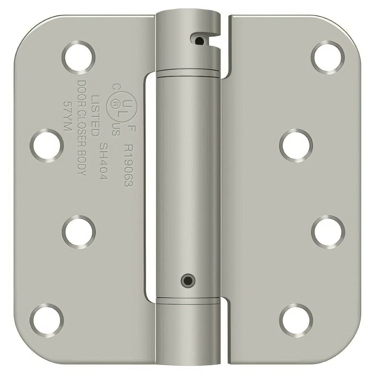 Deltana DSH4R515 satin nickel spring hinge