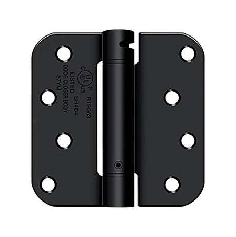 Deltana DSH4R51B flat black spring hinge