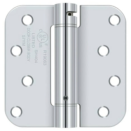 Deltana DSH4R526 chrome spring hinge