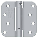 Deltana DSH4R526D satin chrome spring hinge