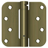 Deltana DSH4R55 antique brass spring hinge