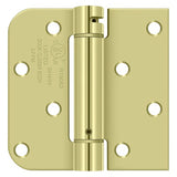 Deltana DSH4R5TT2D zinc plated spring hinge