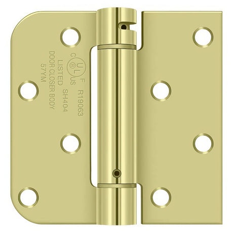 Deltana DSH4R5TT2D zinc plated spring hinge