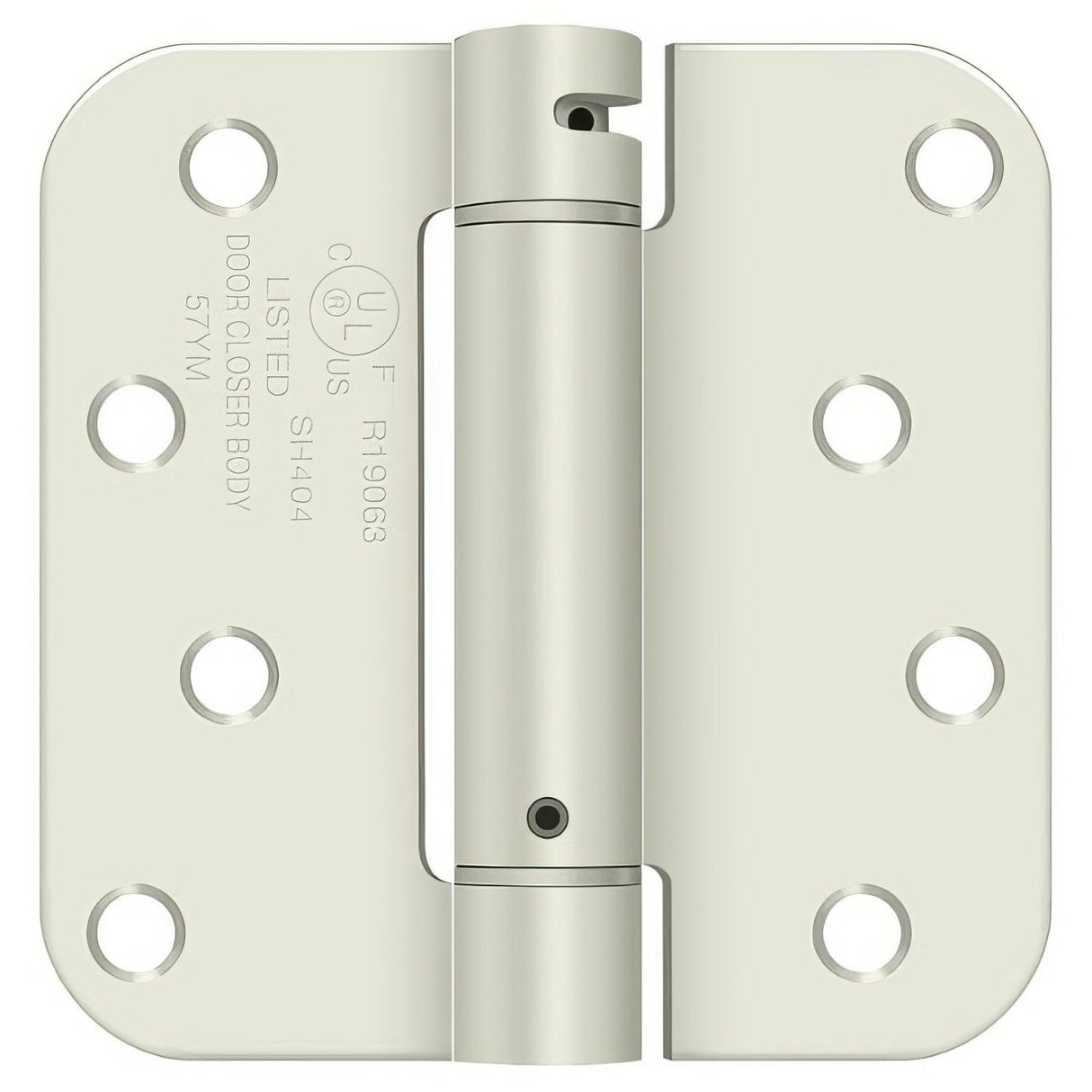 Deltana DSH4R5USPW prime coated white spring hinge