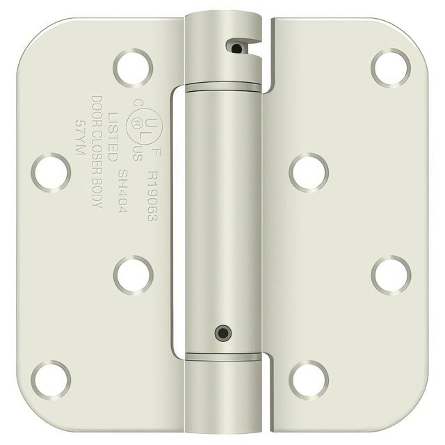 Deltana DSH4R5USPWBM prime coated white spring hinge