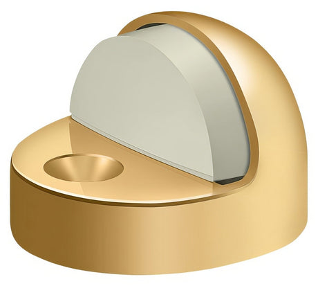 Deltana DSHP916CR003 lifetime polished brass dome door stop
