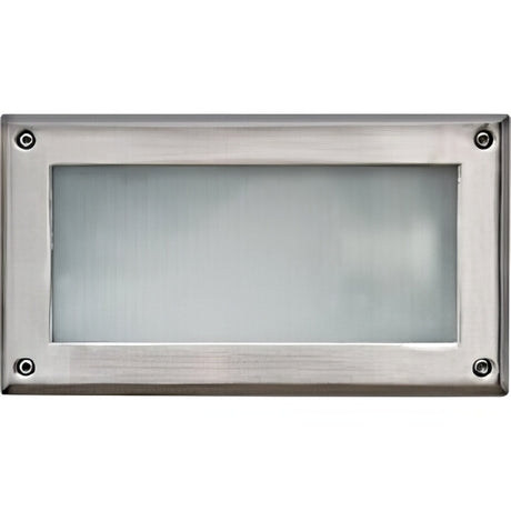 Dabmar Lighting DSL1001-SS electro plated stainless steel brick/step/wall light