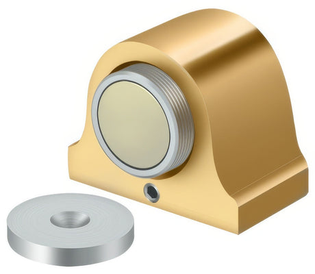 Deltana DSM125CR003 lifetime polished brass dome door stop