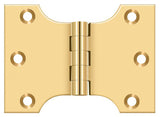 Deltana DSPA3040CR003 lifetime polished brass door hinge