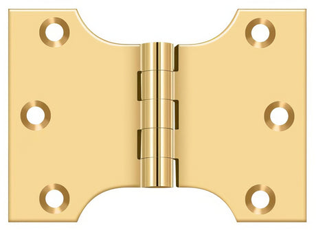 Deltana DSPA3040CR003 lifetime polished brass door hinge