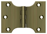 Deltana DSPA3040U5 antique brass door hinge