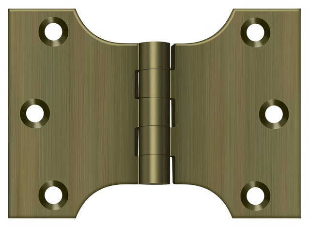Deltana DSPA3040U5 antique brass door hinge