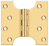 Deltana DSPA4040CR003 lifetime polished brass door hinge