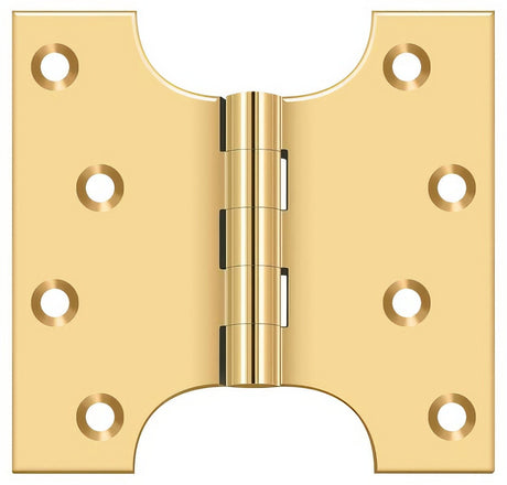 Deltana DSPA4040CR003 lifetime polished brass door hinge