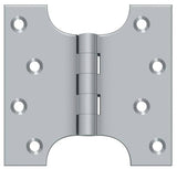 Deltana DSPA4040U26D brushed chrome door hinge