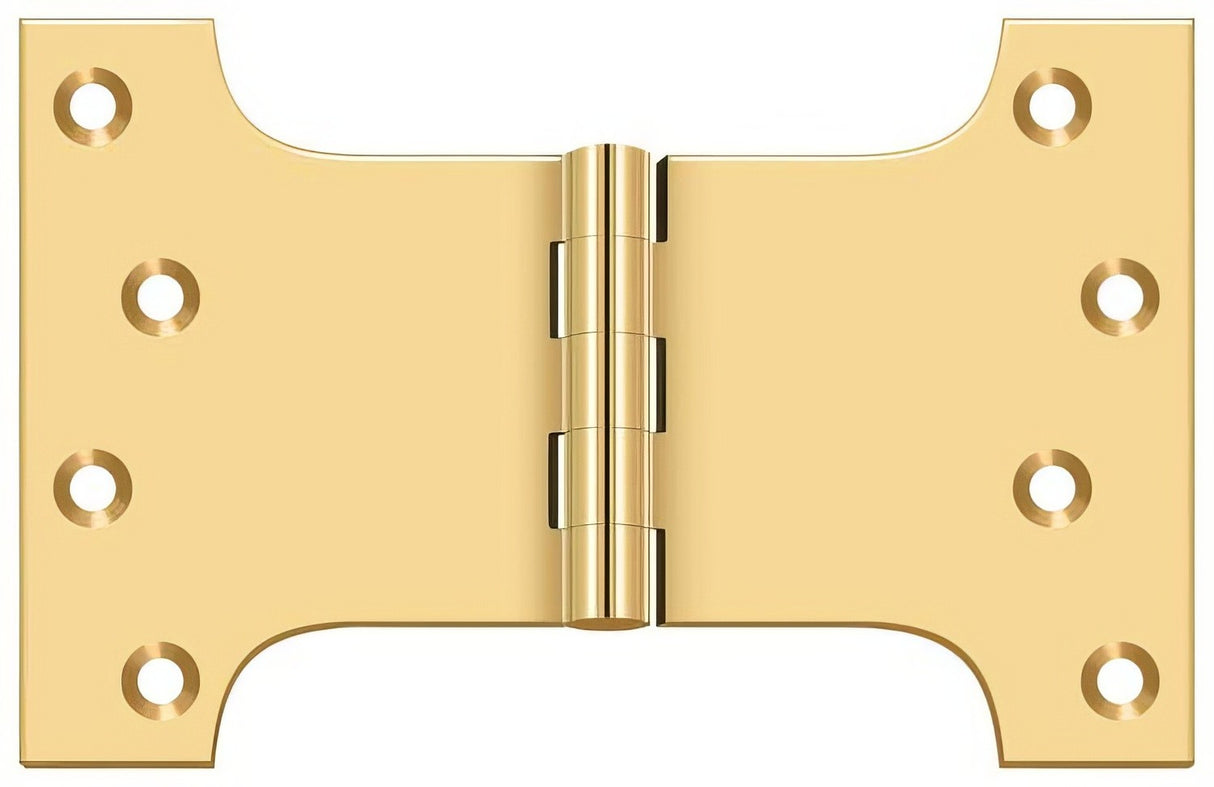 Deltana DSPA4060CR003 lifetime polished brass door hinge