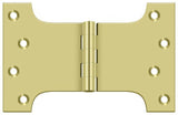 Deltana DSPA4060U3 polished brass door hinge