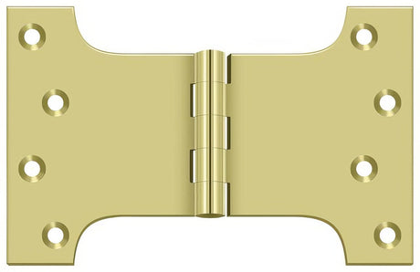 Deltana DSPA4060U3 polished brass door hinge