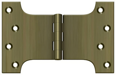 Deltana DSPA4060U5 antique brass door hinge