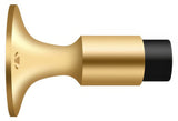 Deltana DSW325CR003 lifetime polished brass wall mount door stop