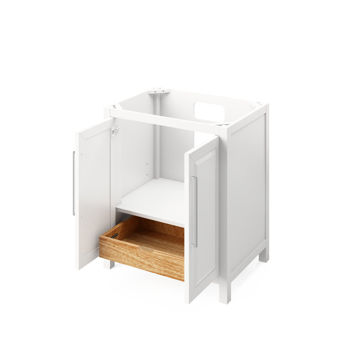 Jeffrey Alexander Cade 30" Grey Single Sink Bathroom Vanity with Calacatta Vienna Quartz Top - 8 in. Widespread Faucet Top product image 4