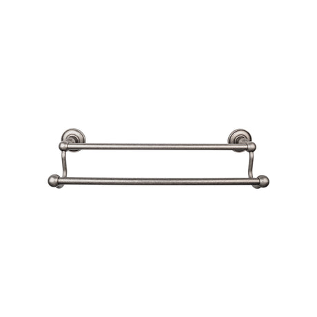 Top Knobs ED9APD TOP BATH (R) Edwardian Bath Double 26 1/2" Wall Mounted Towel Bar Antique Pewter