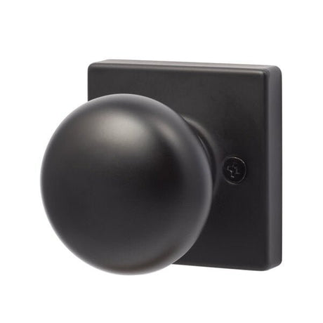 Sure-Loc DU100-SQ FBL flat black dummy door knob