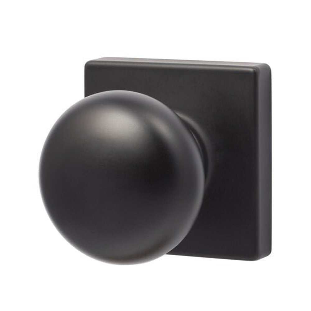 Sure-Loc DU101-SQ FBL flat black passage door knob