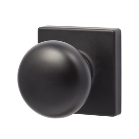 Sure-Loc DU101-SQ FBL flat black passage door knob