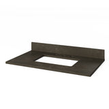 Jeffrey Alexander Kipling 37" Dark Walnut Single Sink Bathroom Vanity with Blue Limestone Top - Single-Hole Faucet Top product image 4