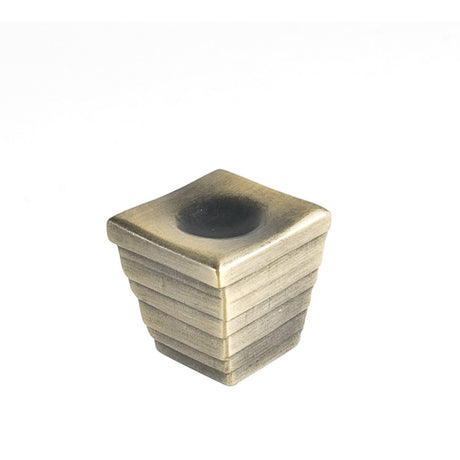Du Verre DVFC09-AB Forged 2 cabinet knob in polished brass, additional view
