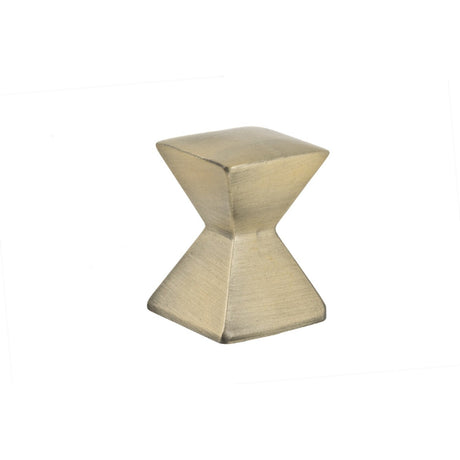 Du Verre DVFC35-AB Forged 2 cabinet knob in satin stainless, additional view