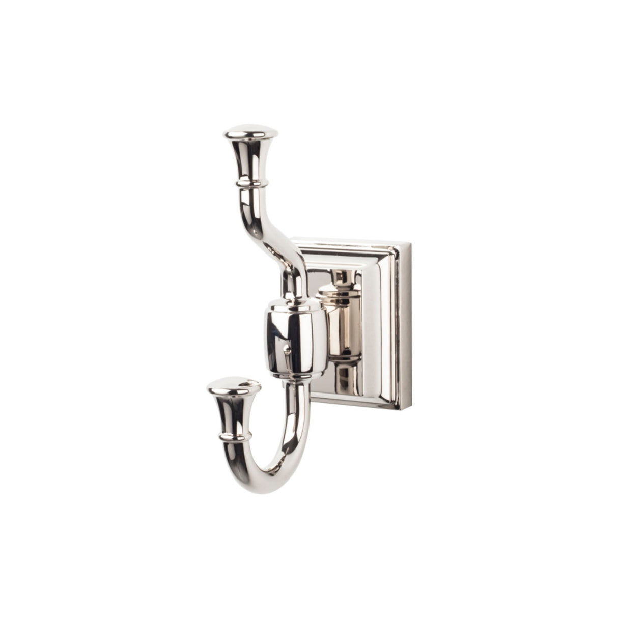 Top Knobs STK2PN TOP BATH (R) Stratton Bath 5 1/8" Wall Bath Hooks Polished Nickel