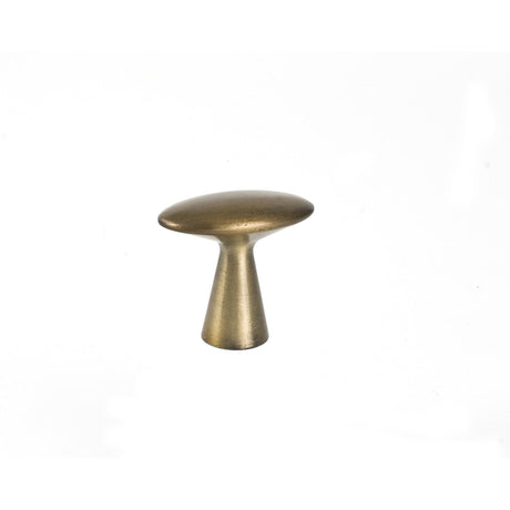 Du Verre DVSL04-AB Series 3 cabinet knob in satin stainless, additional view