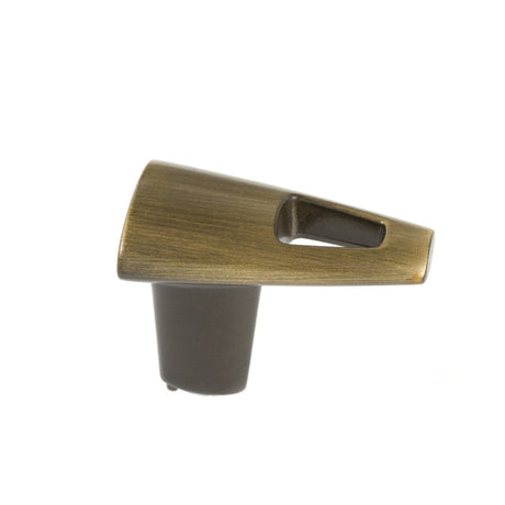 Du Verre DVTR01-AB Tribal cabinet knob in satin stainless, additional view