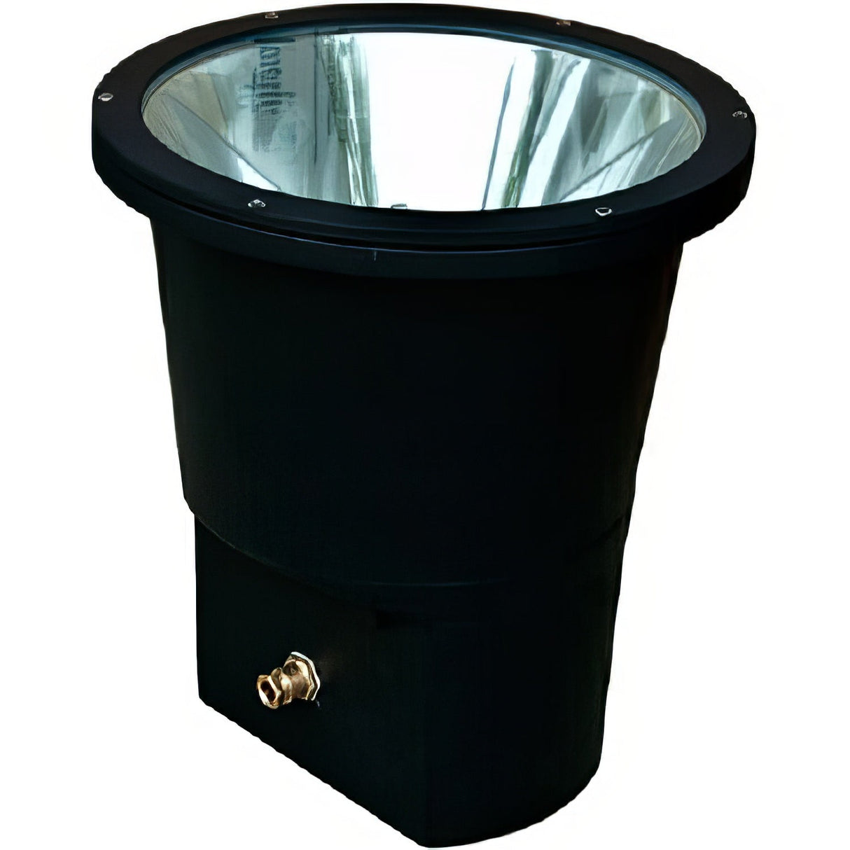 Dabmar Lighting DW1900-B-MT-MT Large Cast Aluminum In-Ground Well Light Black