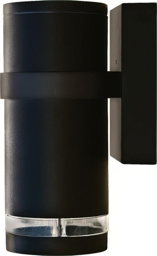 Dabmar Lighting DW3550-L6-30K-B black outdoor wall light fixture