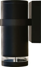 Dabmar Lighting DW3550-L6-60K-B black outdoor wall light fixture
