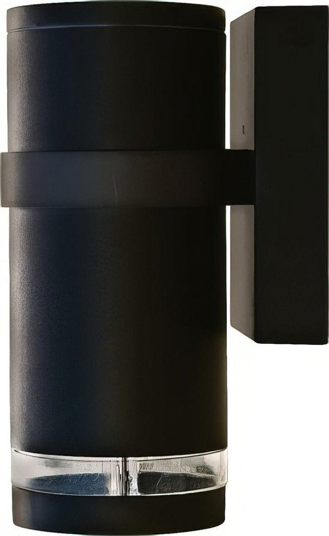 Dabmar Lighting DW3550-L6-60K-B black outdoor wall light fixture