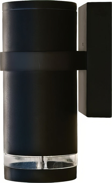 Dabmar Lighting DW3550-L6-RGBW-B black outdoor wall light fixture